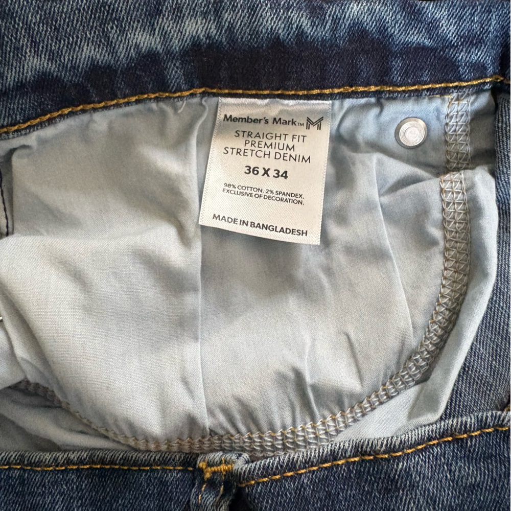 Men's Blue Jeans - Picture 5 of 5